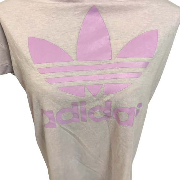 Women's Adidas‎ size, Small, Lavender/Purple logo T-shirt - Picture 7 of 8
